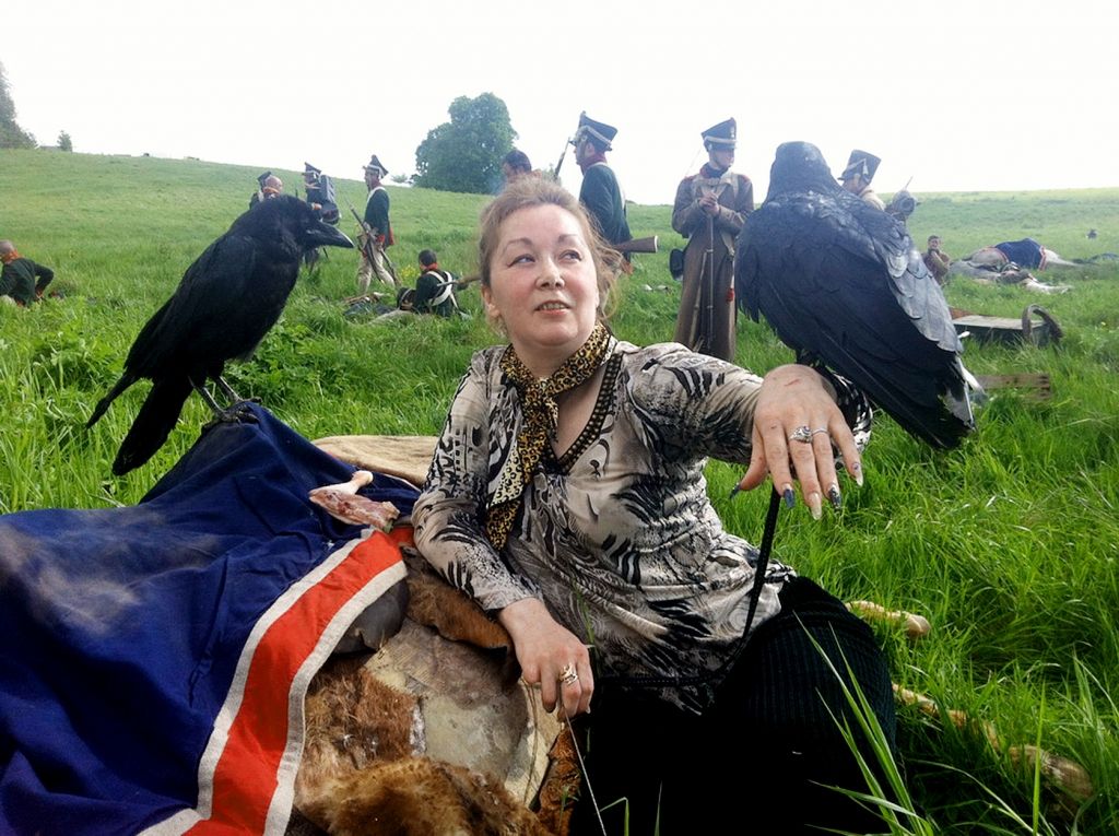 Kraukļi filmējas, satiek Bolkonski un Napoleonu