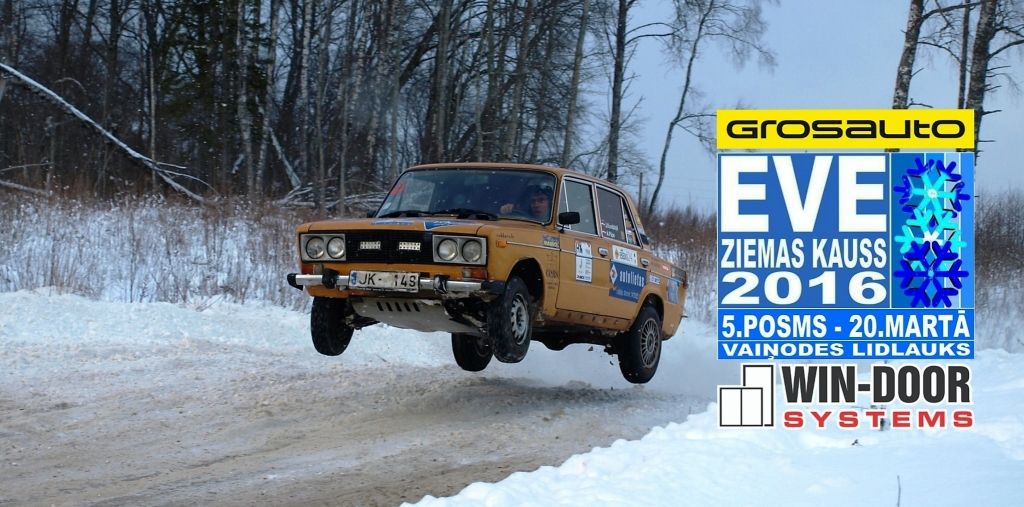 Vaiņodes lidlaukā noslēgsies autosprinta sacensības "EVE ziemas kauss 2016"