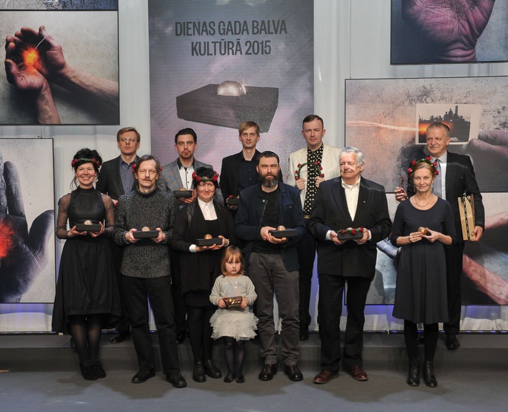 Nosaukti Dienas gada balvas kultūrā 2015 laureāti