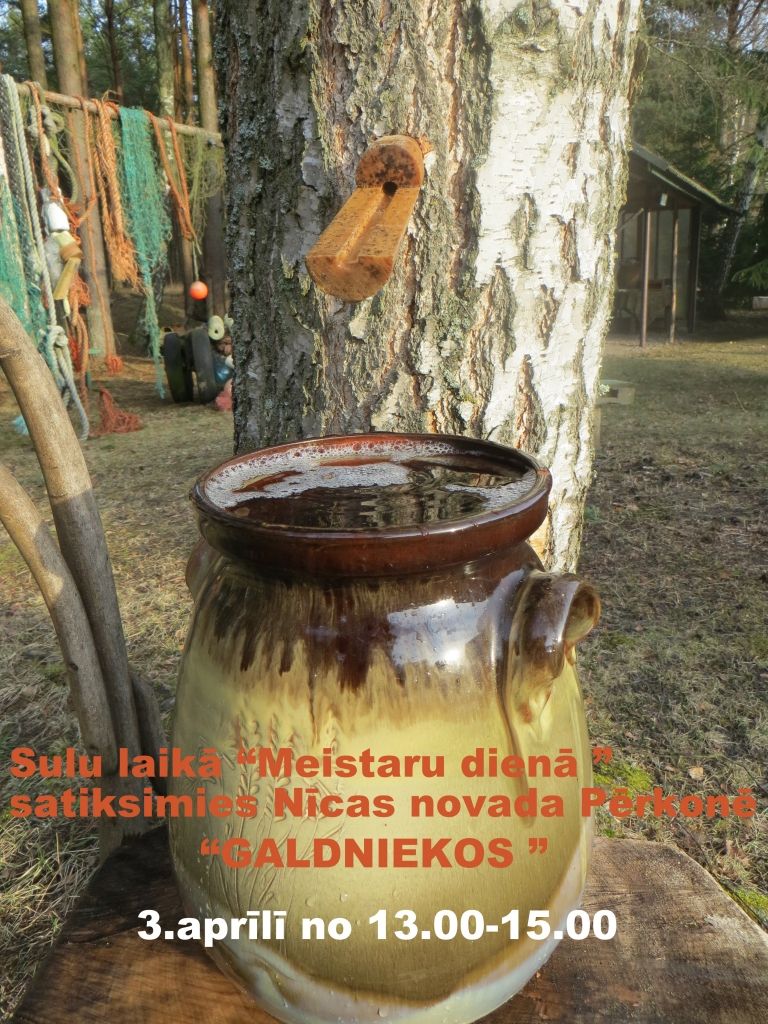 Aicina uz "Meistara dienu" Nīcas "Galdniekos"