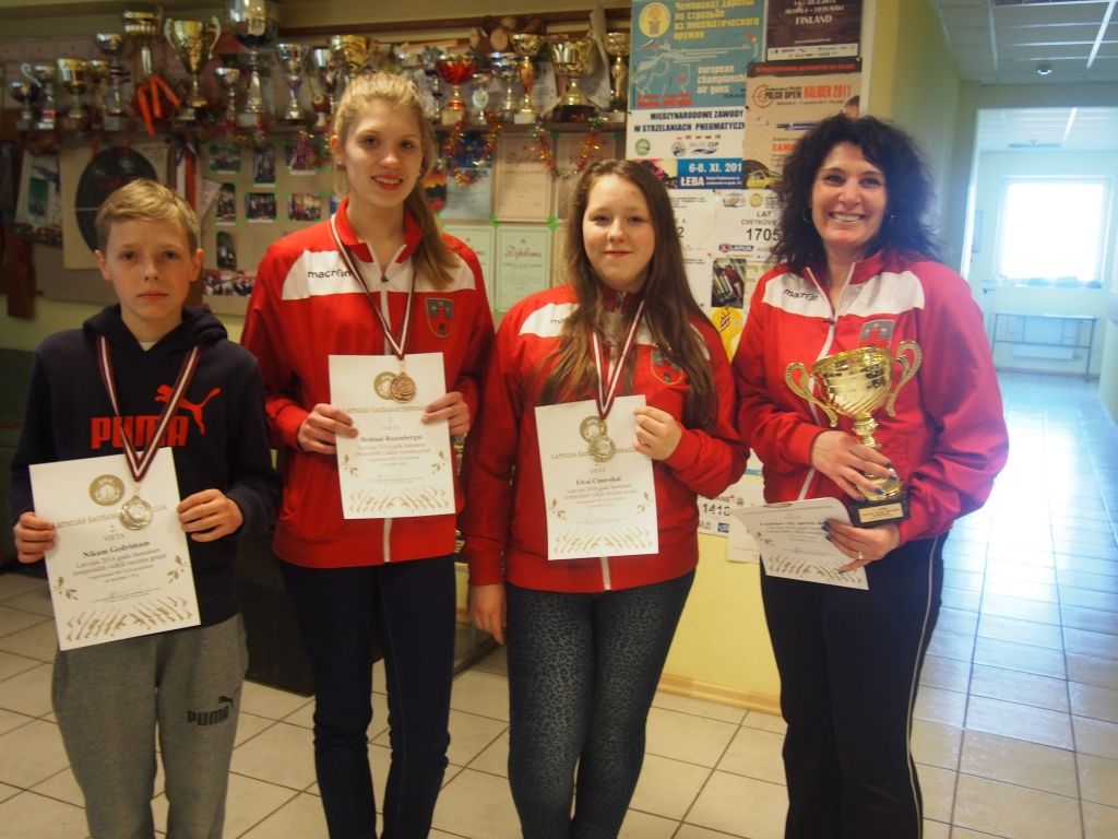 Liepājas rajona Sporta skolas snaiperi kļūst par Latvijas čempioniem
