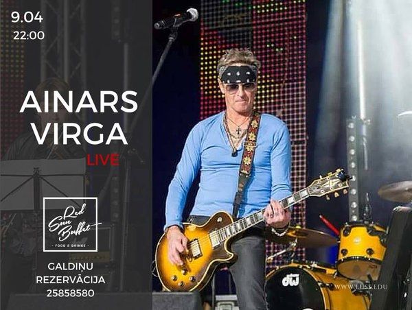 "Red Sun Buffet" uzstāsies Ainars Virga
