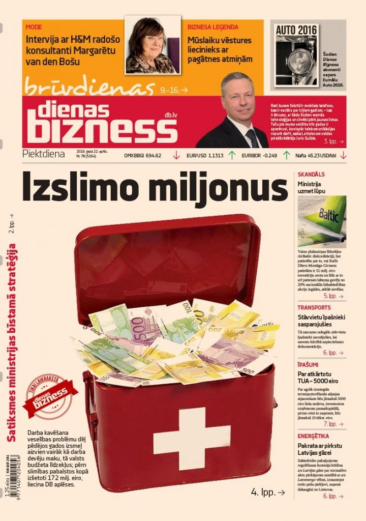 Slimības pabalstos ripo miljoni 