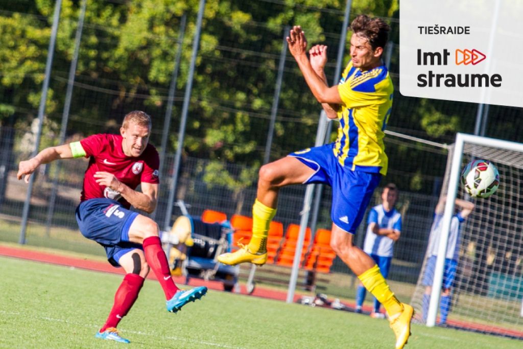 TIEŠRAIDE: SynotTip futbola Virslīgas spēle FK Ventspils - FK Jelgava