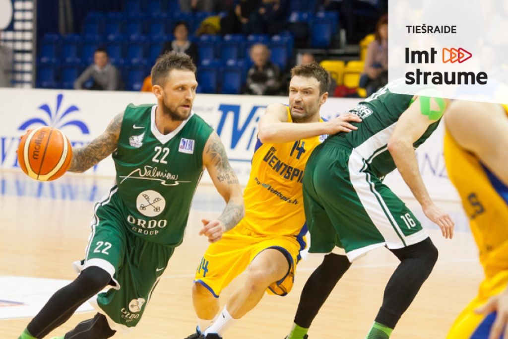 TIEŠRAIDE: LBL spēle Valmiera/ORDO - BK Ventspils