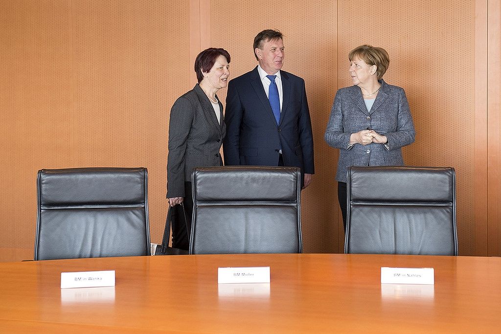 Merkele: Vācija ir gatava nostiprināt NATO austrumu flangu