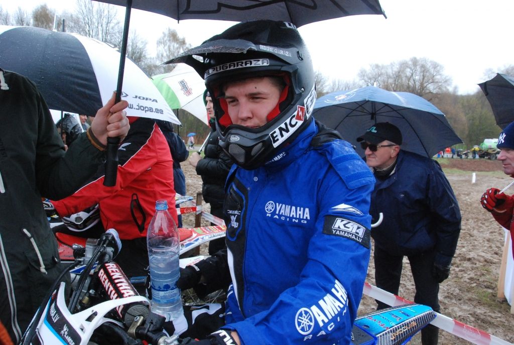 Ivanovam trešā vieta motokrosa seriāla "Superkauss" pirmajā posmā