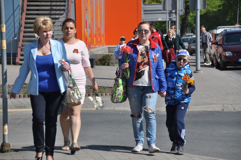 FOTO: Liepājas Krievu kopienas rīkotie pasākumi noris mierīgi