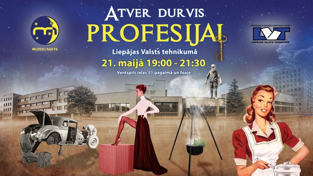 Muzeju naktī tehnikumā vārīs zupas un atvērs durvis profesijām