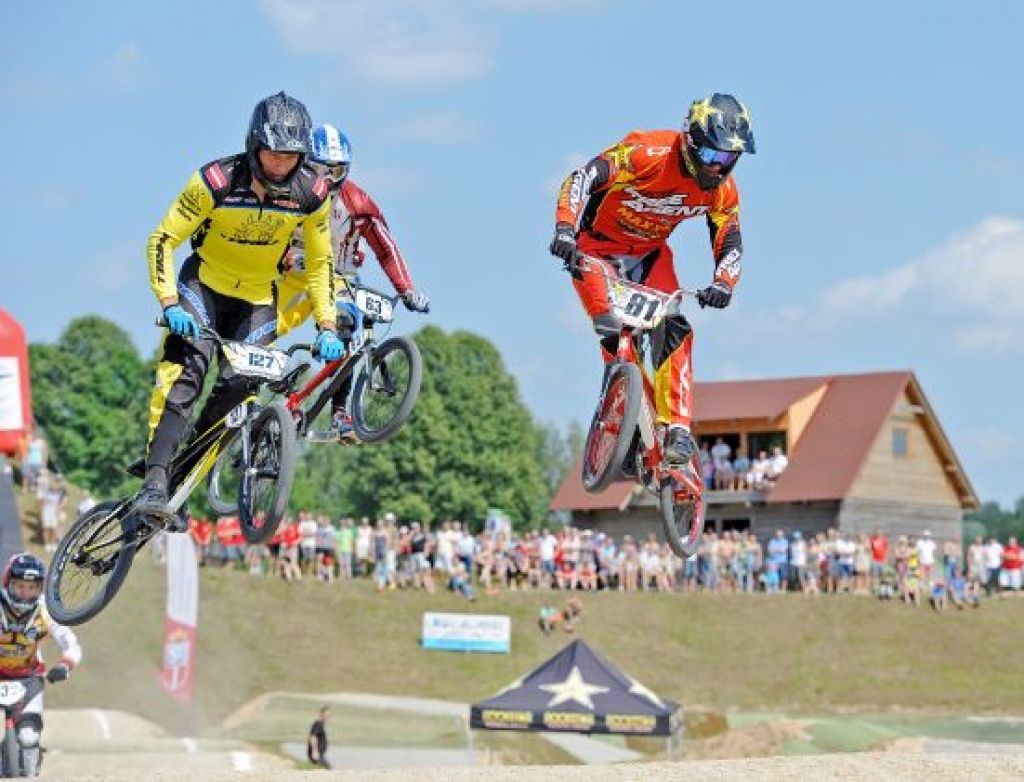 BMX līderiem olimpiskā prove Kolumbijā