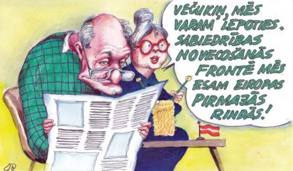 DB karikatūra: Šādai Latvijai uz ES vidējo līmeni nav ko cerēt