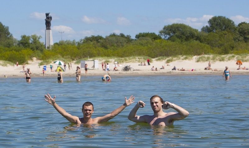 Peldūdens kvalitāte Liepājā šobrīd ir izcila