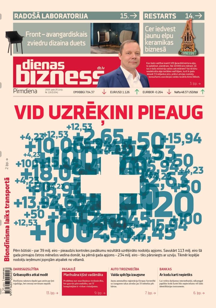 VID uzrēķini kļūst lielāki 