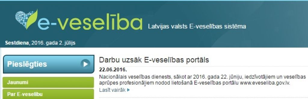 Darbu sācis e-veselības portāls