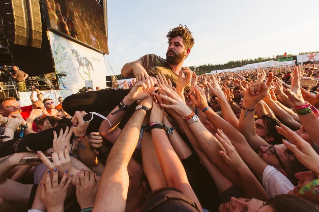 Rudaks no Open'er festivāla: Ar uguni un ūdeni