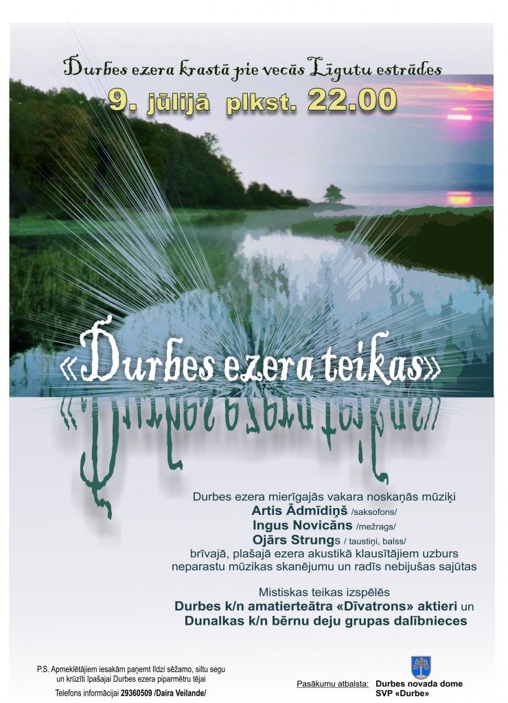 Durbes ezera teikas