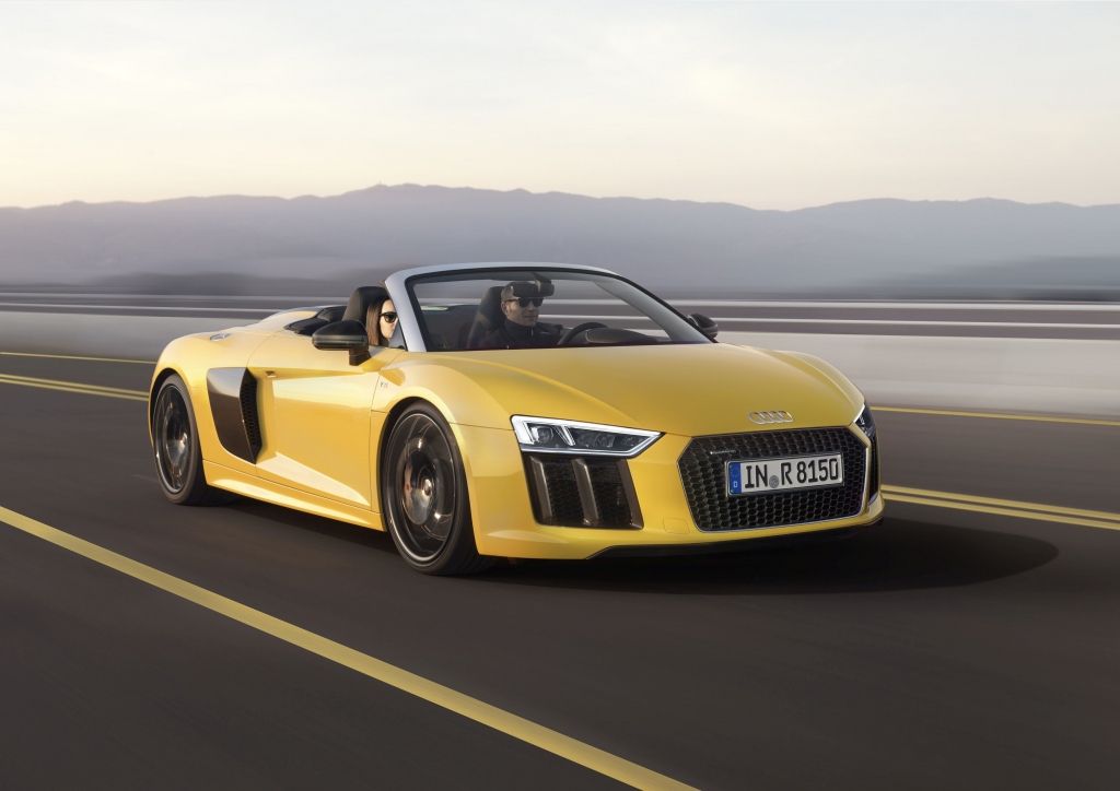 No 15. jūlija Latvijā iespējams pasūtīt jauno Audi R8 Spyder V10 