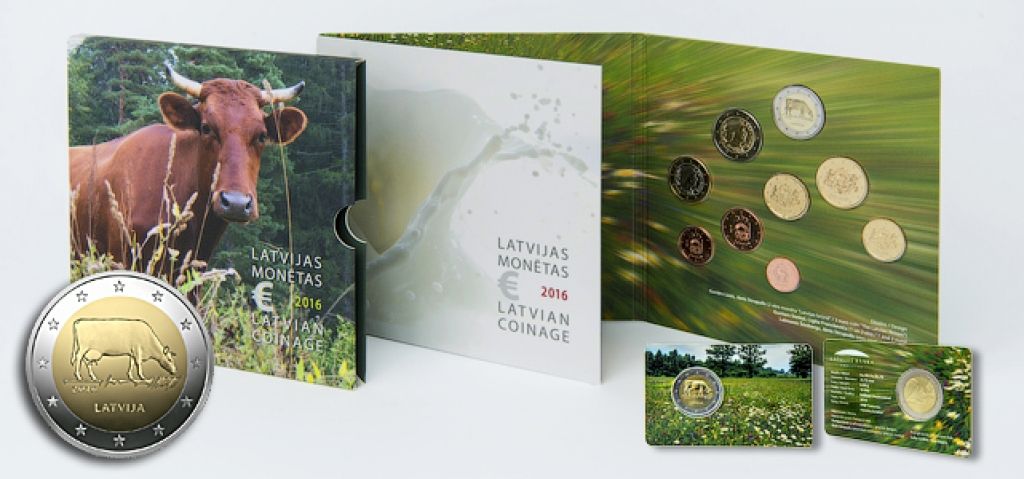 2 latu govs tēls pārdzimst eiro monētā