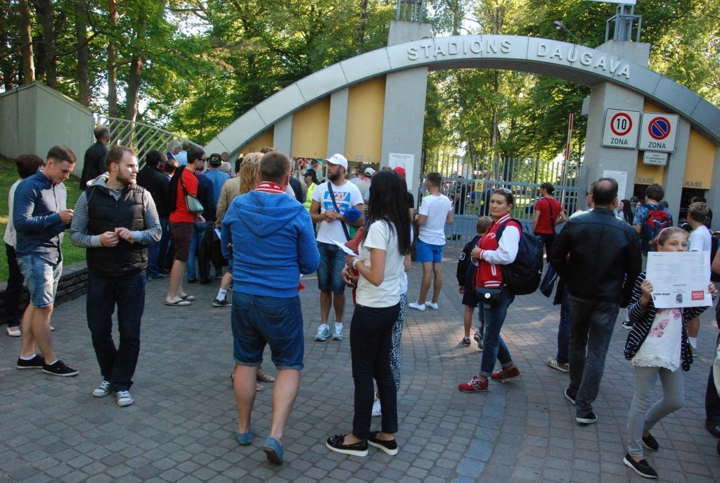 FOTO: "Liepājas" futbolisti izstājas no UEFA Čempionu līgas kvalifikācijas turnīra