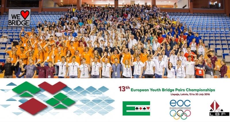 Noslēdzies 13. Eiropas jauniešu pāru čempionāts sporta bridžā