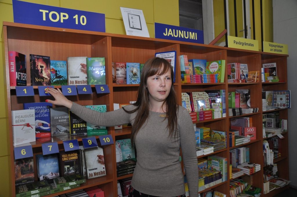 Aizputnieki grāmatas izvēlas, sekojot modei