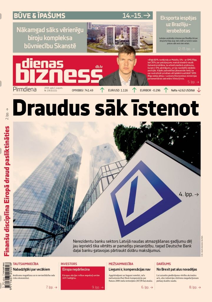 Kārtējais cirtiens Latvijas nerezidentu banku sektoram 