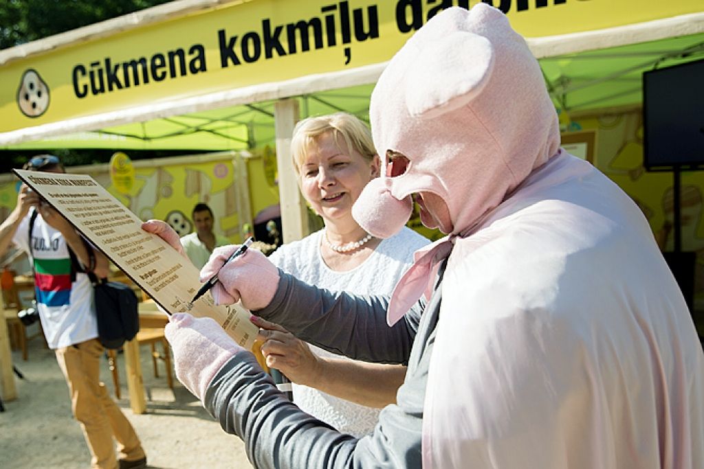 Cūkmens aicina cildināt koku