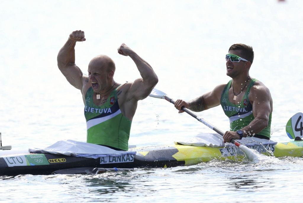 Lietuvai ceturtā godalga Rio - bronza smaiļošanas divniekam