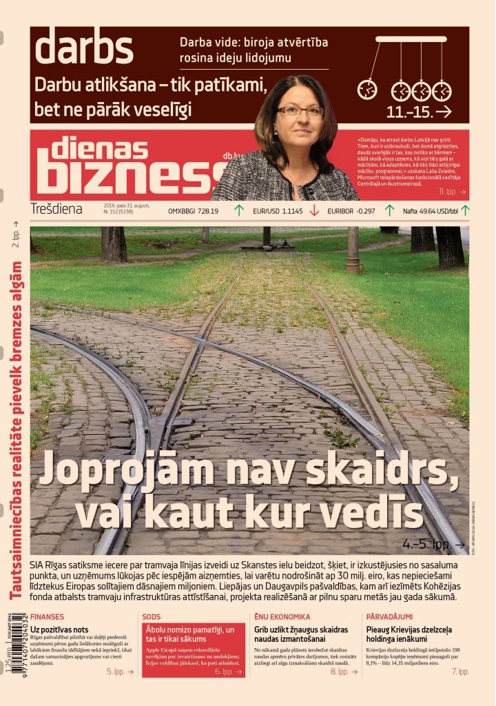 Iespējams, tramvajs ir izkustējies