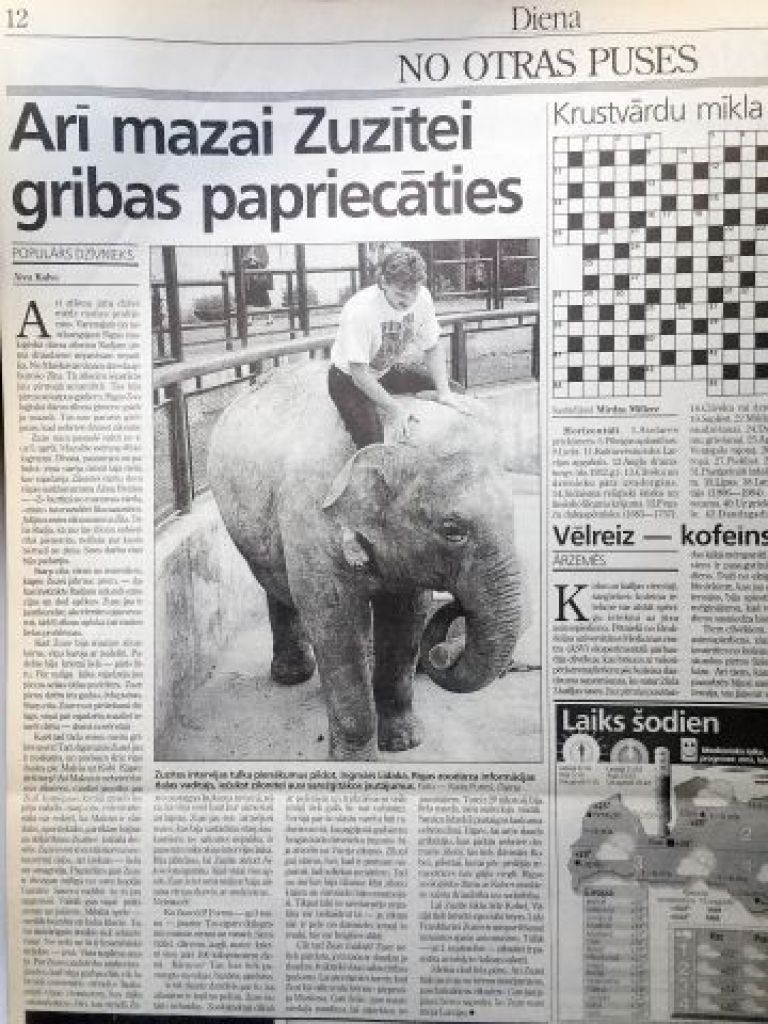 Vēsture Dienā: Atvadas no Zuzes
