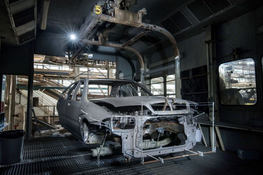 FOTO: Lielbritānijas autoražotāja MG Rover pamestajā rūpnīcā