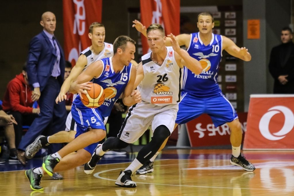"Jūrmala"/"Fēnikss" pagarinājumā salauž "Liepāja"/"Triobet" pretestību un izcīna uzvaru LBL spēlē