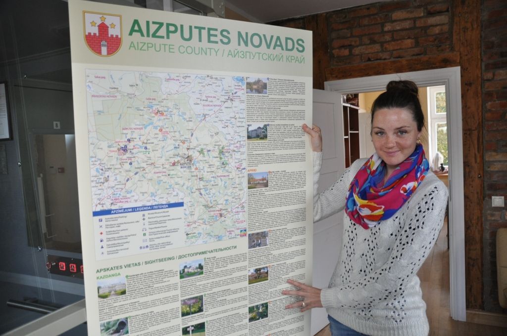Aizputē vairs nevarēs apmaldīties