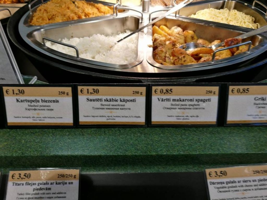 Cik maksās maltīte jaunajā Lido?