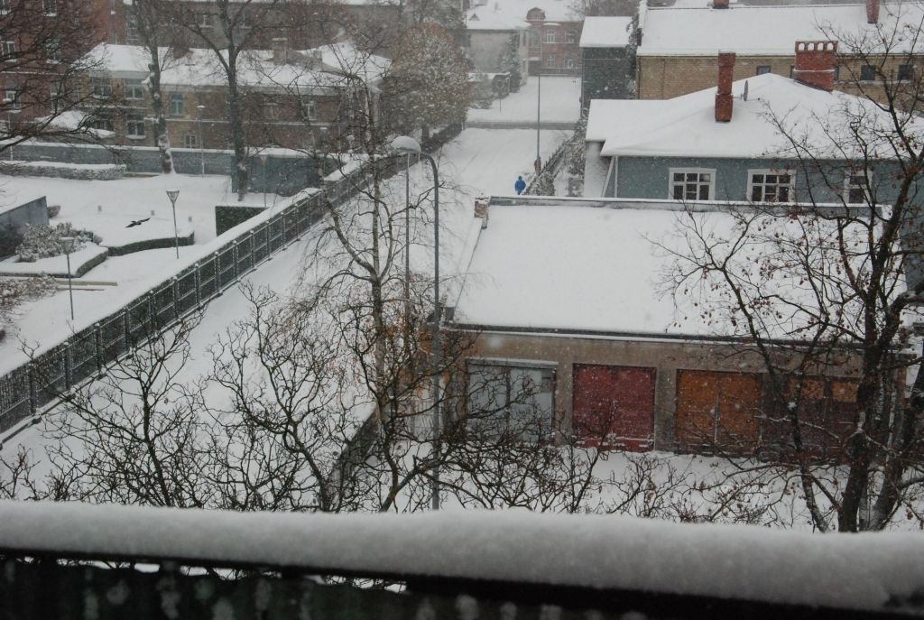 Sniega un apledojuma dēļ apgrūtināta braukšana arī Liepājas apkārtnē