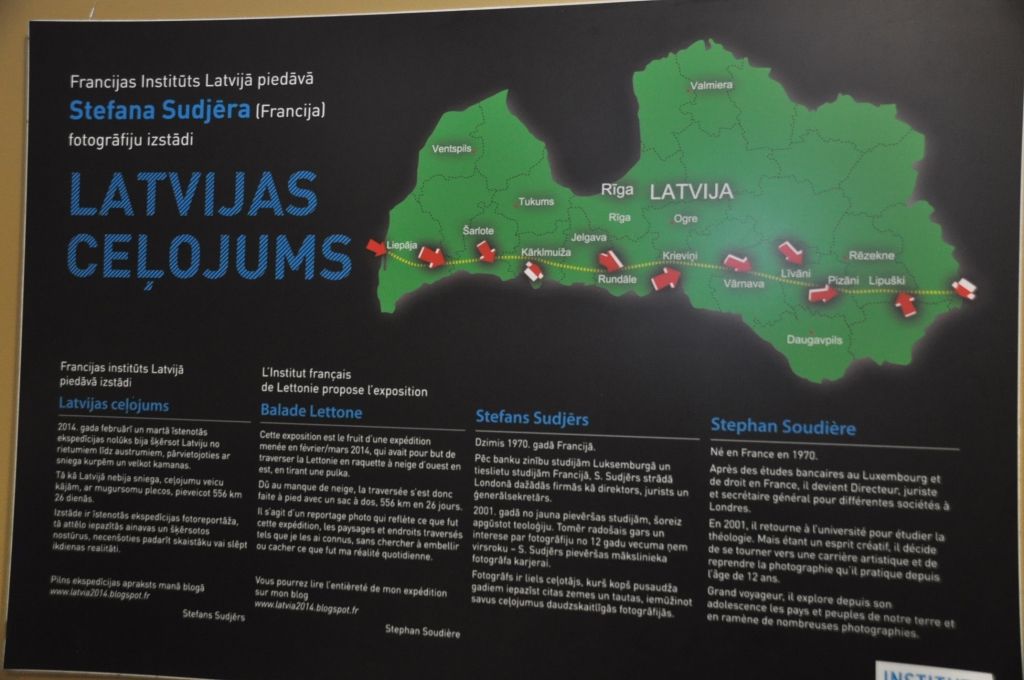 FOTO: Franču fotogrāfs Liepājā atklāj savu izstādi ''Latvijas ceļojums''