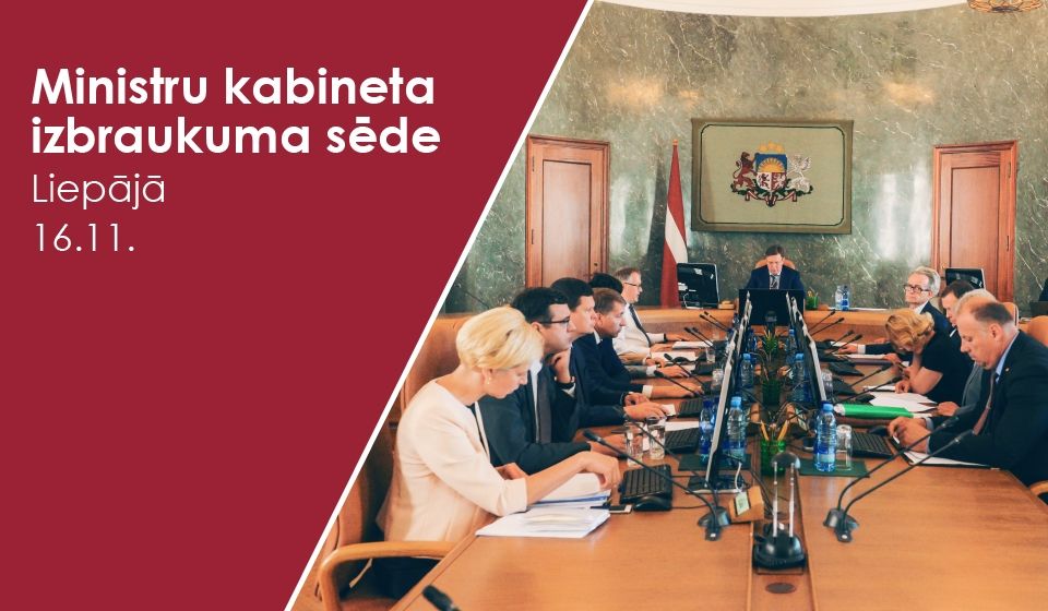 Valdība dosies izbraukuma sēdē uz Liepāju