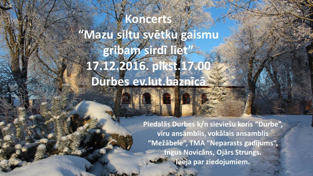 Koncerts Durbes baznīcā