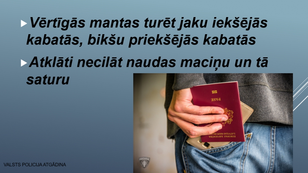 Autobusos uzdarbojas garnadži, policija aicina uzmanīties