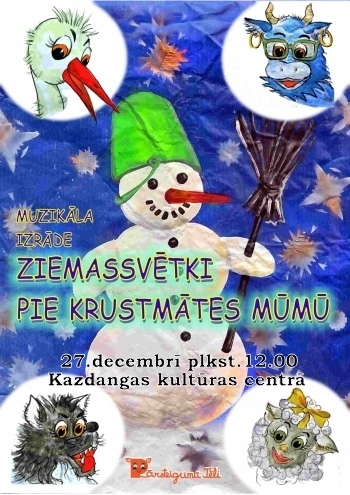 Muzikāla izrāde "Ziemassvētki pie krustmātes MŪMŪ"