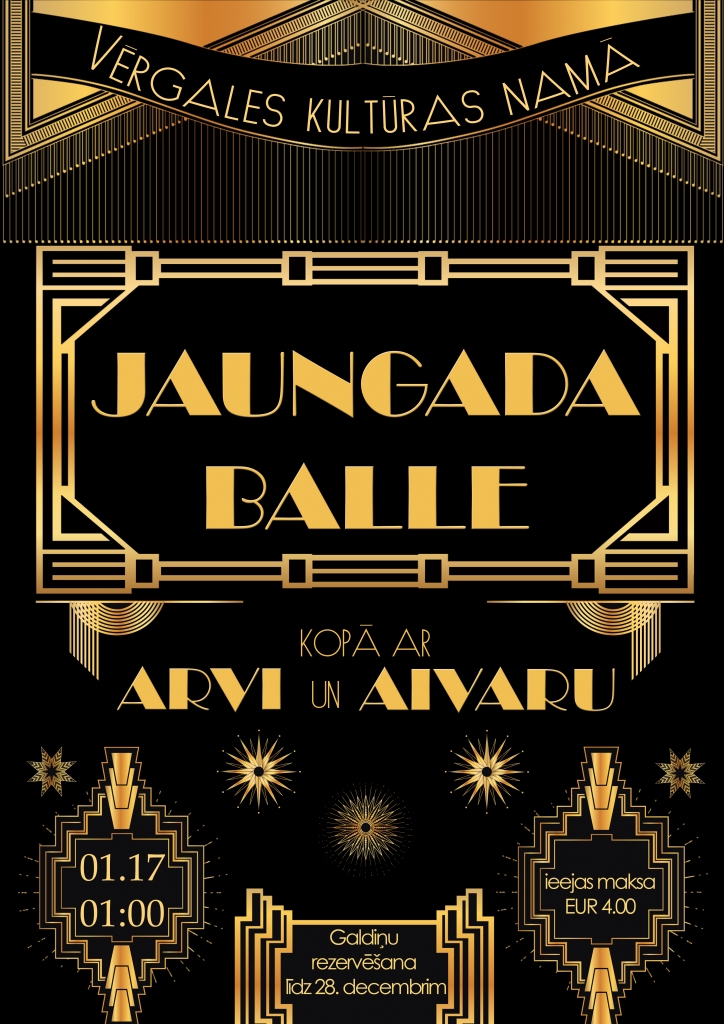 Jaungada balle Vērgalē