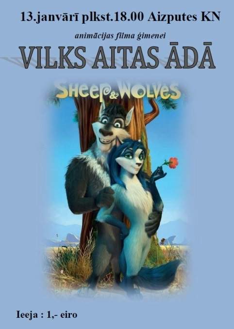 Animācijas filma visai ģimenei "Vilks aitas ādā"