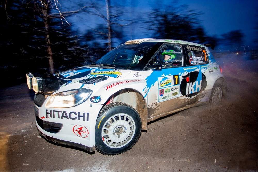 Ar pirmo numuru "Rally Alūksne" trasē dosies Rovanpera