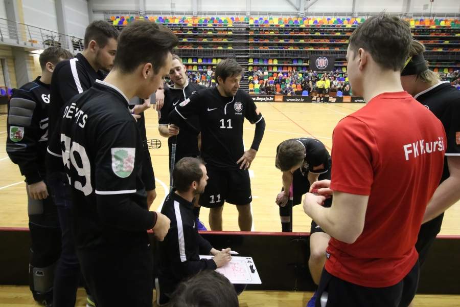 "Kurši" zaudē "Elvi" līgas līdervienībai "Triobet/Ulbroka"