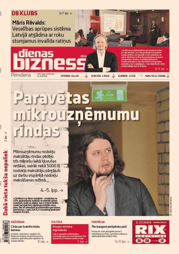 Dienas tēma: 10% mikrouzņēmumu nodokļu maksātāju «aizbēguši»