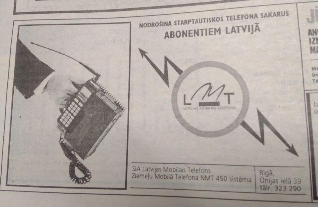 Tikai Db.lv: Kā biznesa reklāmas izskatījās 1992. gadā?