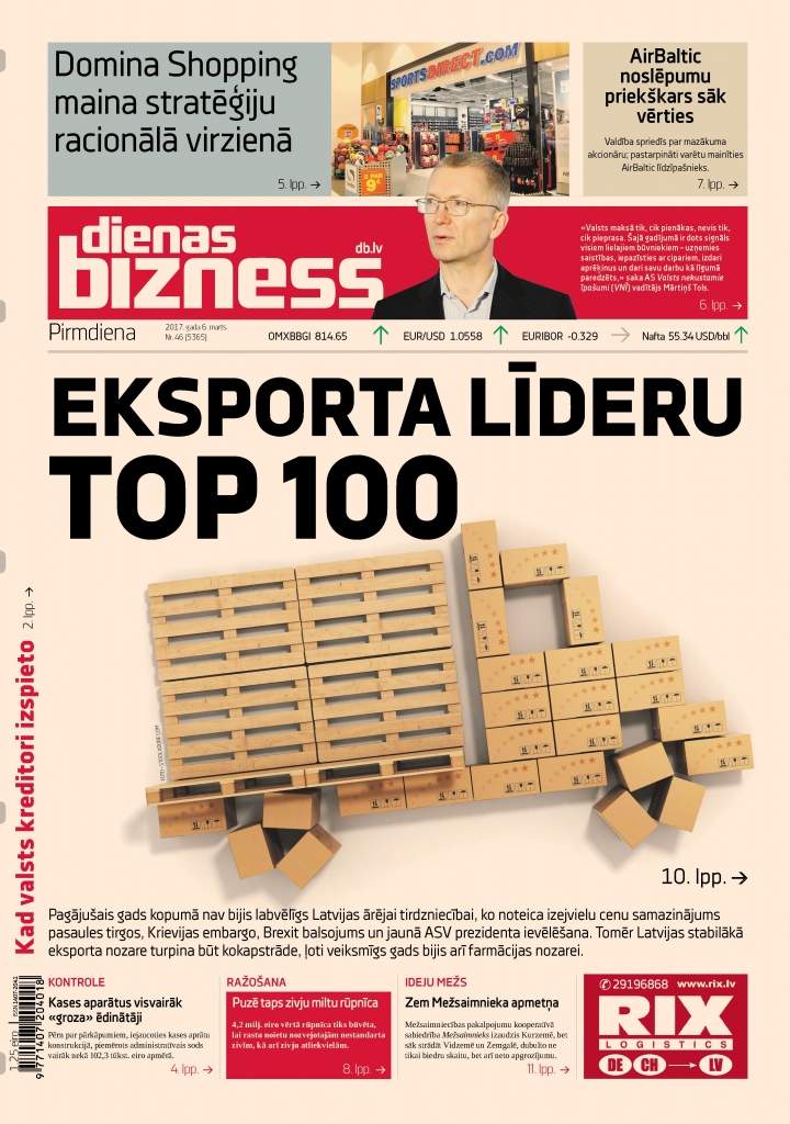 Eksporta līderu TOP 100