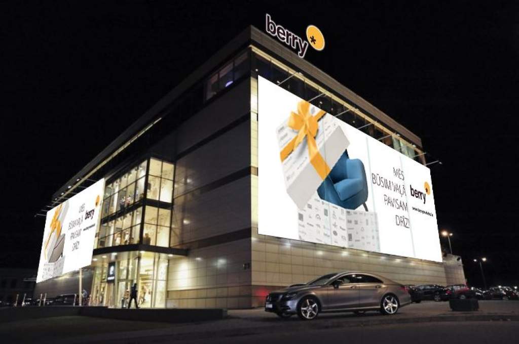 Investējot miljonu eiro, Lietuvas mēbeļu tirgotājs Berry  atvērs pirmo veikalu Rīgā