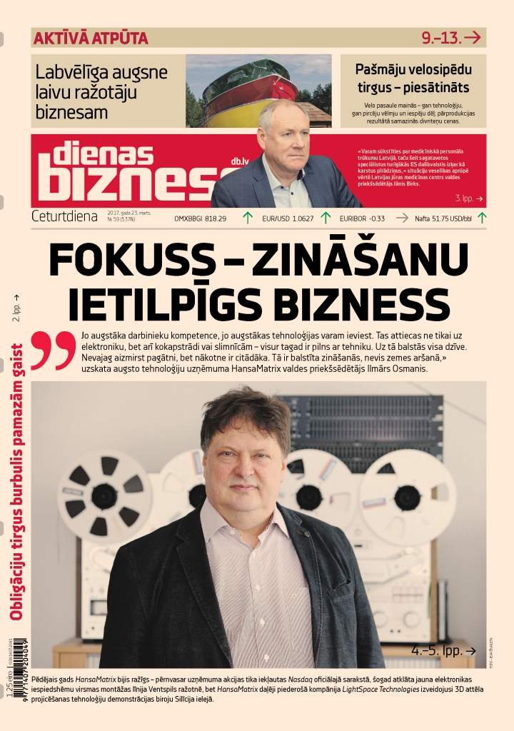 Nākotne ir balstīta zināšanās, nevis zemes aršanā