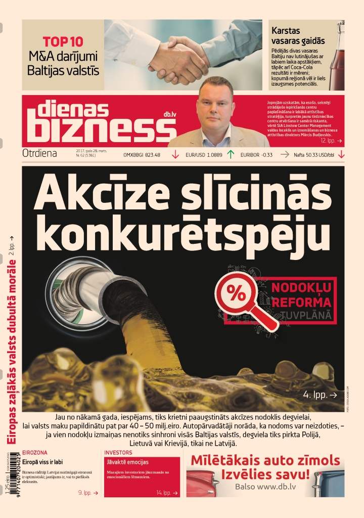 Degvielas akcīze «uzspridzinās» pārvadājumu cenas